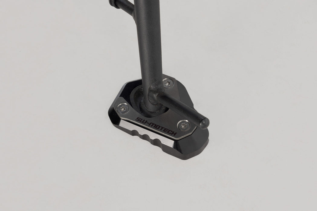 Extension for side stand foot - Black/Silver. Kawasaki Z650/ Z650RS/ Ninja 650. SW-Motech