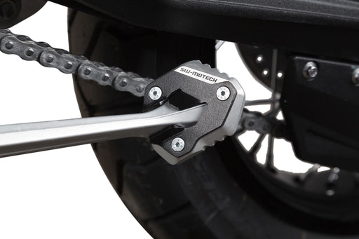 Extension for side stand foot - Black/Silver. Triumph Tiger 800 models (10-17). SW-Motech