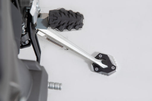 Extension for side stand foot - Black/Silver. Triumph Tiger 800 XC / XR (17-). SW-Motech