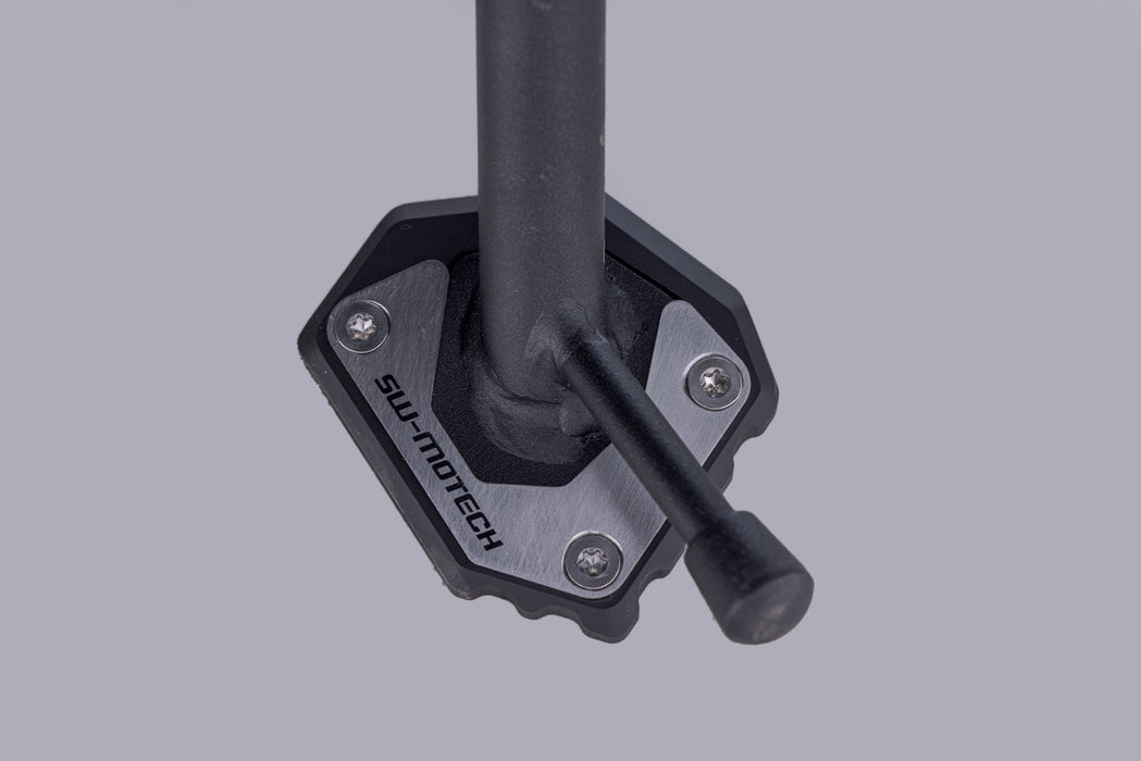 Extension for side stand foot - Black/Silver. Benelli Leoncino 800 / 800 Trail. SW-Motech