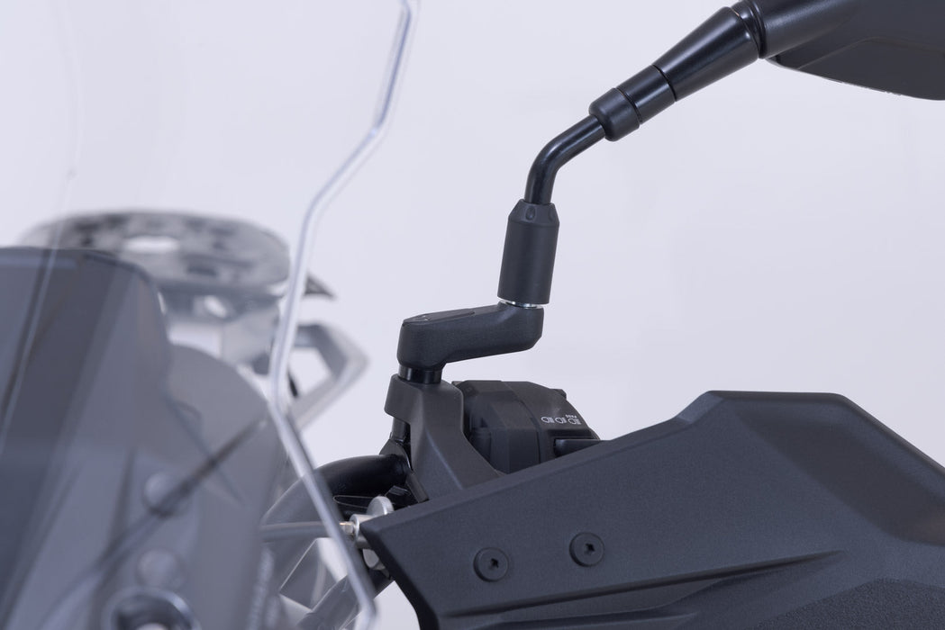 Mirror extension - Black. Suzuki V-Strom 800DE/1050DE, GSX-S1000GX. SW-Motech