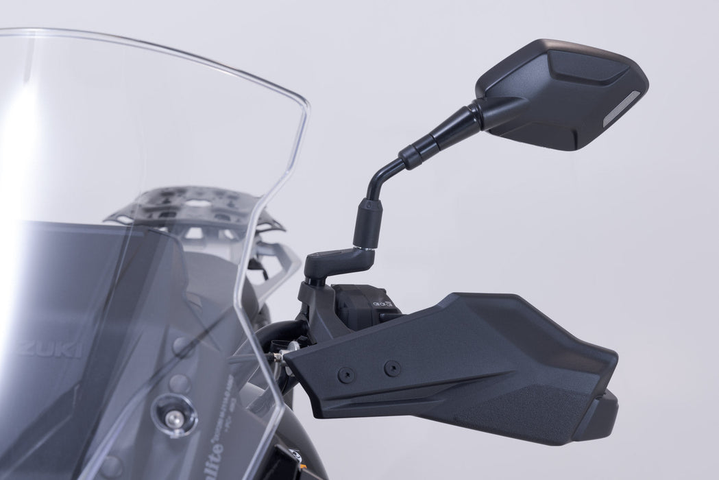 Mirror extension - Black. Suzuki V-Strom 800DE/1050DE, GSX-S1000GX. SW-Motech