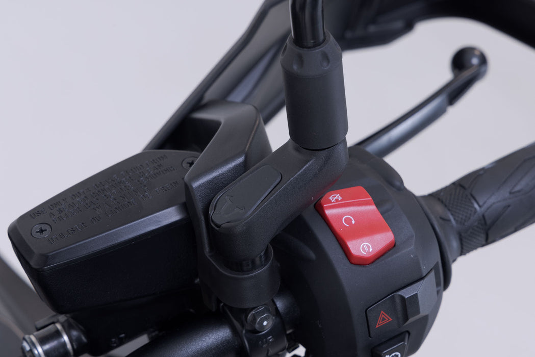 Mirror extension - Black. Suzuki V-Strom 800DE/1050DE, GSX-S1000GX. SW-Motech