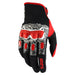 100% Derestricted Black/White/Red Gloves 100 Percent