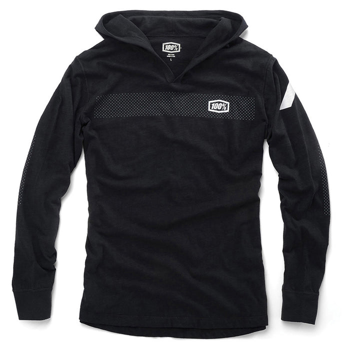 100% Gravel Black Hoodie 100 Percent