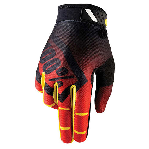 100% Ridefit Corpo Red Gloves 100 Percent