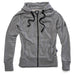 100% Womens Journey Grey Zip Hoodie 100 Percent