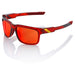 100% Type-S Sunglasses Cherry Palace with Deep Red Mirror Lens 100 Percent