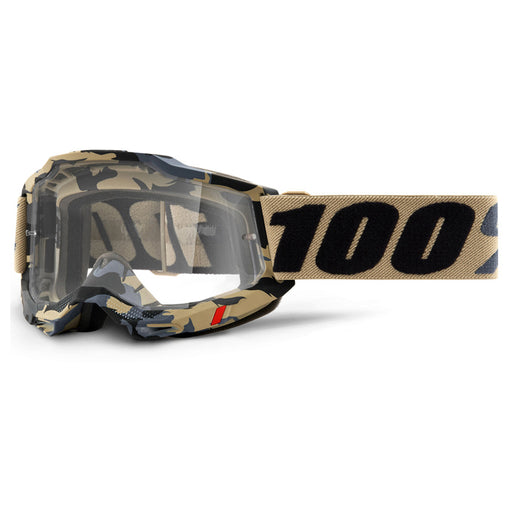 100% Accuri2 Goggle Tarmac Clear Lens 100 Percent