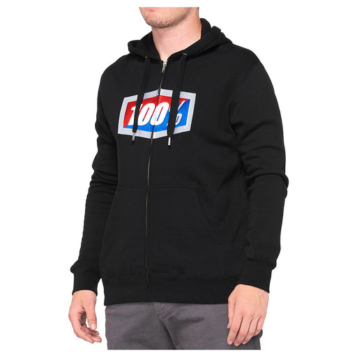100% Official Hoodie Black 100 Percent