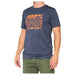 100% Trademark Navy Heather T-Shirt 100 Percent