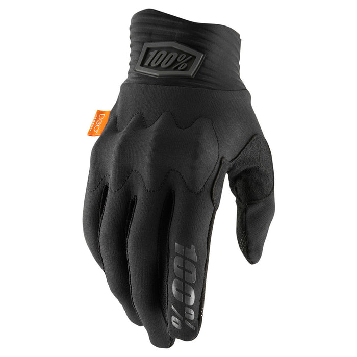 100% Cognito Black/Charcoal Gloves 100 Percent