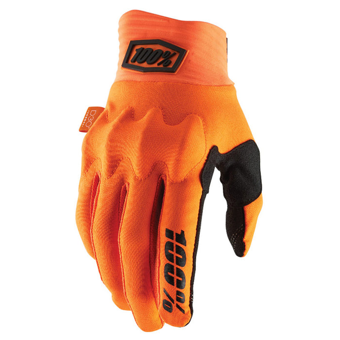 100% Cognito Fluo Orange/Black Gloves 100 Percent