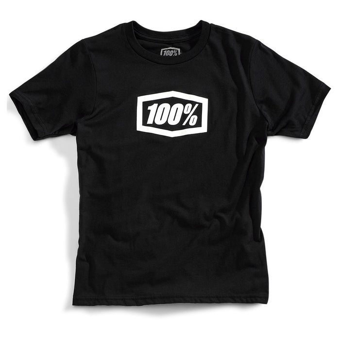 100% Essential Youth Black T-Shirt 100 Percent