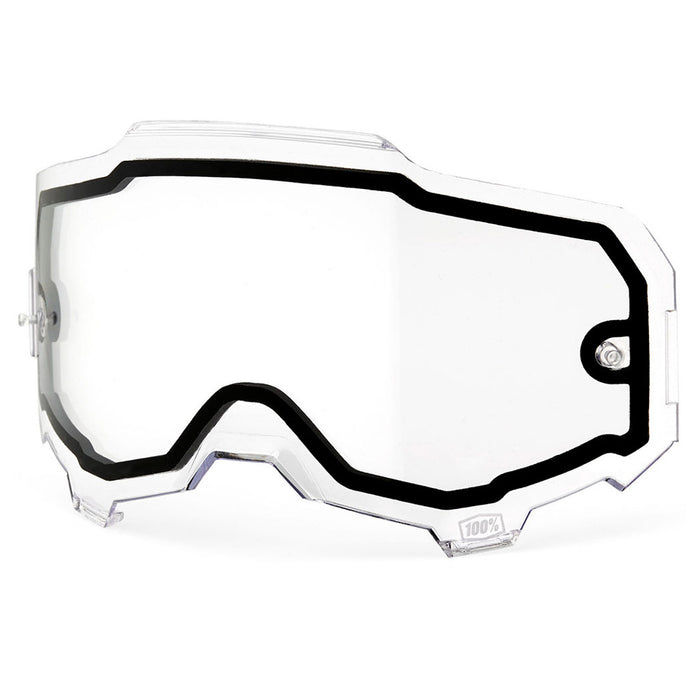 100% Armega Clear Non Vented Dual Lens