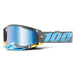 100% Racecraft2 Goggle Trinidad Mirror Blue Lens 100 Percent