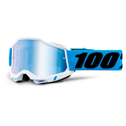 100% Accuri2 Goggle Novel Mirror Blue Lens 100 Percent
