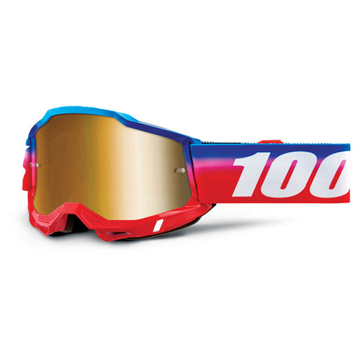 100% Accuri2 Goggle Unity Mirror True Gold Lens 100 Percent