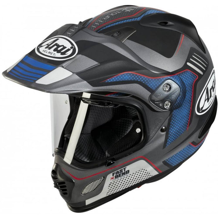 Arai XD4 Vision Greay Blue and Black Helmet