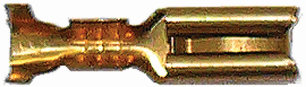 MCS Female Spade Brass Terminal (100/Pkt)