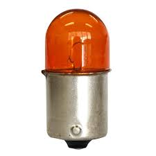 Bulb 12V 10W Orange Offset Pin BA15S