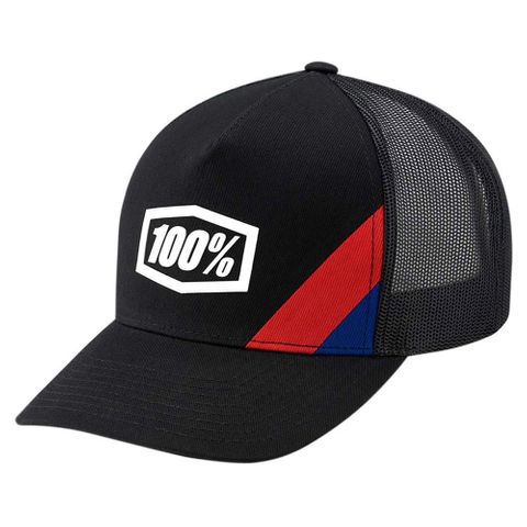 100% Cornerstone X-Fit Hat Black
